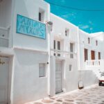 Weiße Häuser Mykonos